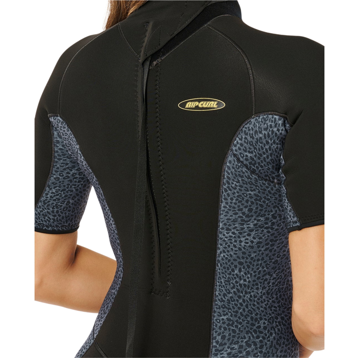 2026 Rip Curl Dames Dawn Patrol 2/2mm Rug Ritssluiting Shorty Wetsuit 143WSP - Natural